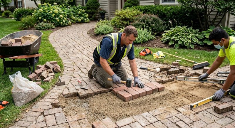Paver Walkway Repair Service